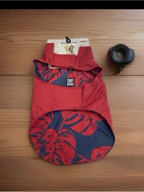 Tommy Bahama Red & Navy Tropical Dog Jacket